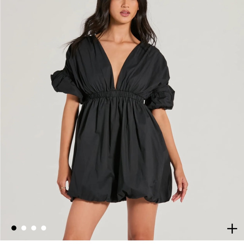 Windsor bubble V-Neck Dress